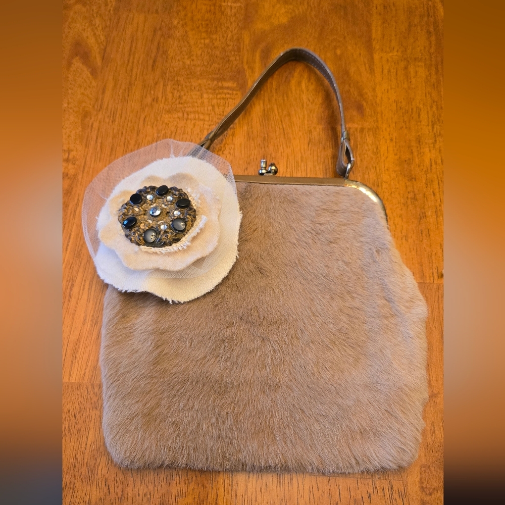Vintage Kangaroo Fur Handbag.
